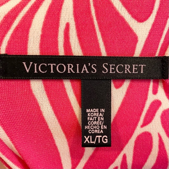 Victoria Secret Faux Wrap Twist Pink Midi Dress XL - Picture 9 of 11